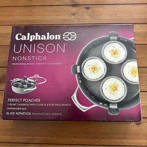 Calphalon Unison Nonstick Perfect Poacher 3QT NWB